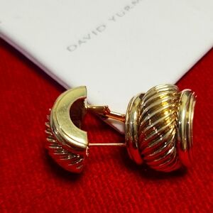 David Yurman 14K Yellow Gold Earrings